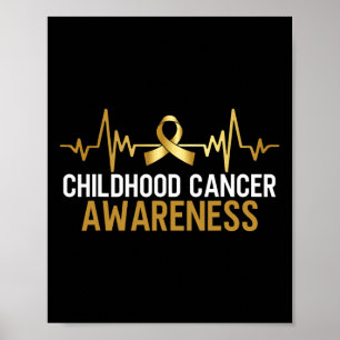 Poster sensibilisation au cancer de l'enfant septembre ca