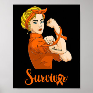 Poster Sensibilisation au cancer du sang chez les femmes 