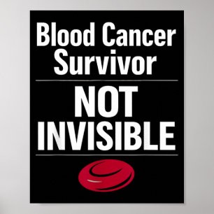 Poster Sensibilisation au cancer du sang Survivant de leu