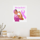Poster Sensibilisation au cancer du sein (Cuisine)