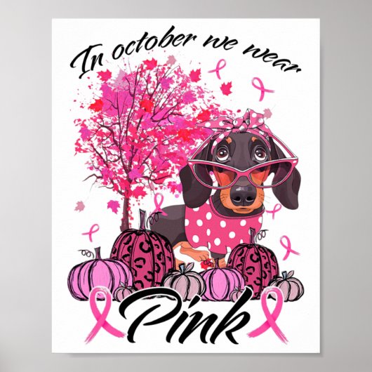 Poster Sensibilisation Au Cancer Du Sein En Octobre Nous  (Devant)
