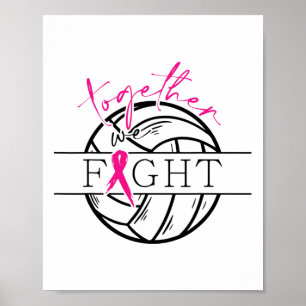 Poster Sensibilisation au cancer du sein ensemble Nous co