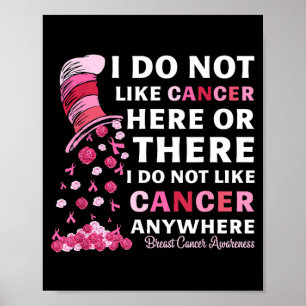 Poster Sensibilisation au cancer du sein Je n'aime pas le