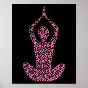 Poster Sensibilisation au cancer du sein Ruban rose &