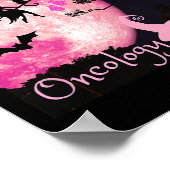 Poster Sensibilisation au cancer. En Octobre Nous Portons (Coin)