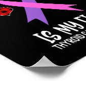 Poster Sensibilisation au cancer Le combat de ma fille es (Coin)