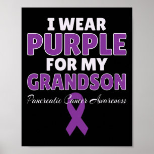 Poster Sensibilisation au cancer pancréatique Je porte le