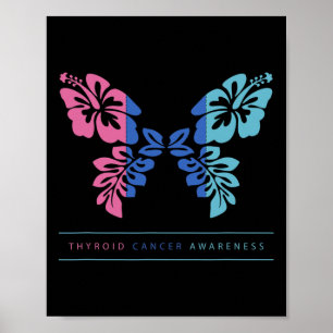 Poster Sensibilisation au cancer Soutien au cancer du thy