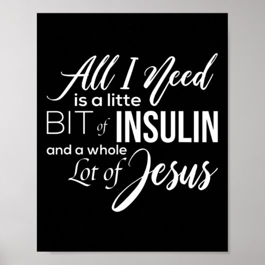 Poster Sensibilisation au diabète Cadeaux diabétiques Ins (Devant)