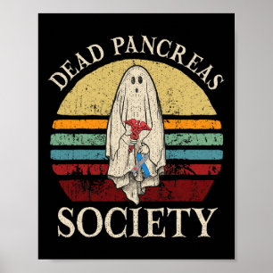Poster Sensibilisation au diabète Pancréas mortes Société