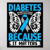 Poster Sensibilisation au diabète Parce que c'est  (Devant)