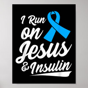 Poster Sensibilisation au diabète Type 1 2 - Diabétique T