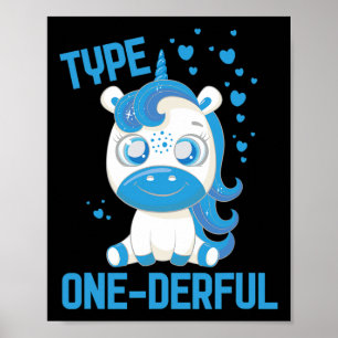 Poster Sensibilisation au diabète Type 1 - Diabète T1d
