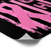 Poster Sensibilisation au drapeau américain des survivant (Coin)