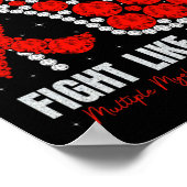 Poster Sensibilisation au myélome multiple Lutter contre  (Coin)