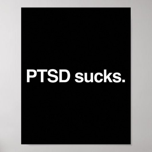 Poster Sensibilisation au stress post-traumatique (Devant)