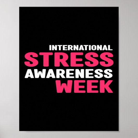 Poster Sensibilisation au stress - Sensibilisation intern (Devant)