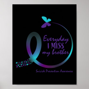 Poster Sensibilisation au suicide Je me souviens de mon f