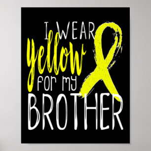 Poster Sensibilisation Au Suicide Je Porte Du Jaune Pour