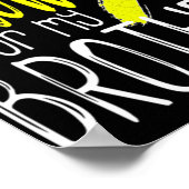 Poster Sensibilisation au suicide Je porte un jaune pour (Coin)