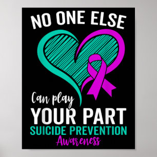 Poster Sensibilisation au suicide Prévention du suicide