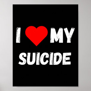 Poster Sensibilisation au suicide provocatrice Militantis