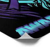 Poster Sensibilisation au suicide Ruban Ailes Prévention  (Coin)