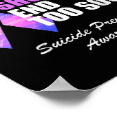 Poster Sensibilisation au suicide Sensibilisation à la sa (Coin)