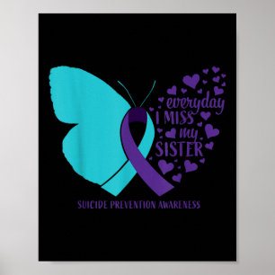 Poster Sensibilisation au suicide Sœur Mémoire aimante Pr