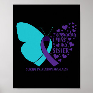 Poster Sensibilisation au suicide Sœur Mémoire aimante Pr