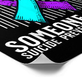 Poster Sensibilisation au suicide Soutien à la sensibilis (Coin)