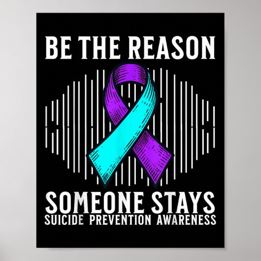 Poster Sensibilisation au suicide Soutien à la sensibilis (Devant)