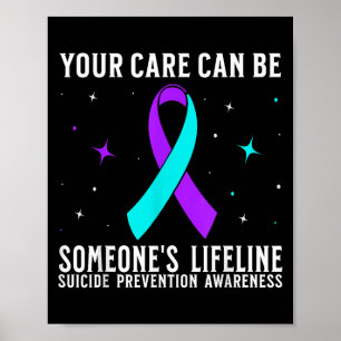 Poster Sensibilisation au suicide Soutien Mois de la sens