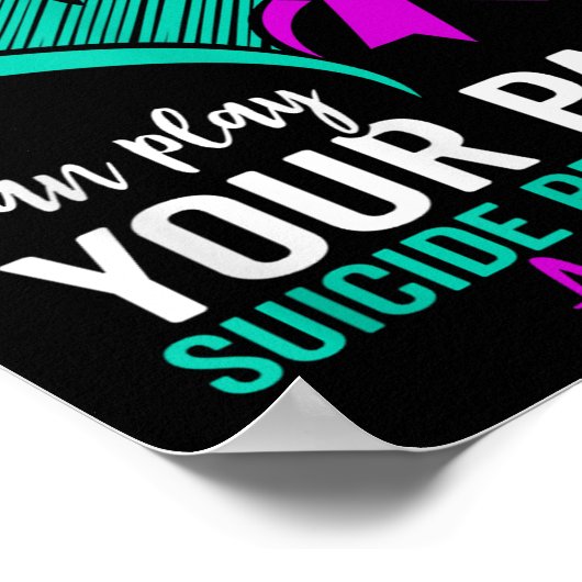 Poster Sensibilisation au suicide Suicide (Coin)