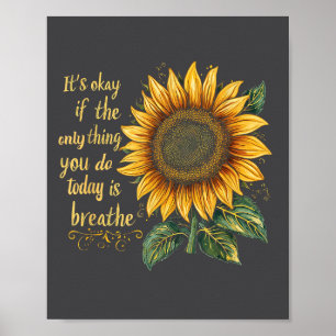 Poster Sensibilisation au suicide Tournesol