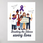 Poster Sensibilisation au surdosage - Briser le silence (Devant)