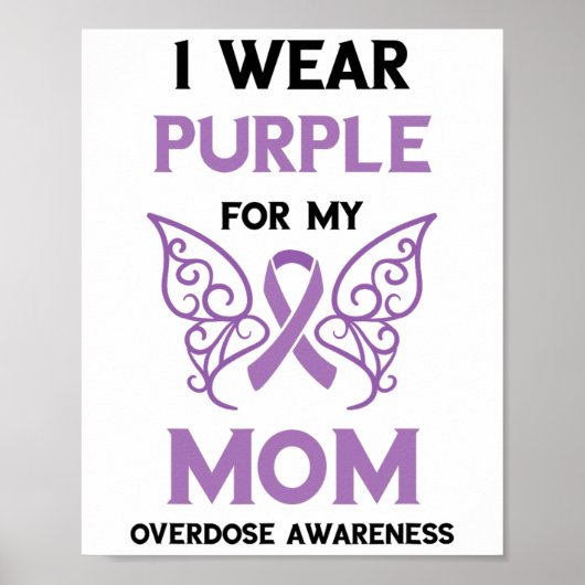 Poster Sensibilisation au surdosage pour ma mère, Mois de (Devant)
