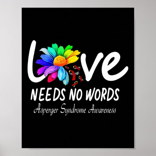 Poster Sensibilisation au syndrome d'Asperger (Devant)