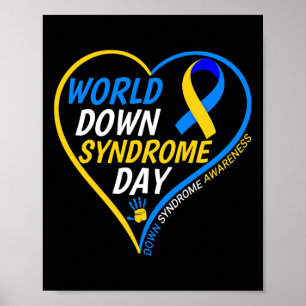 Poster Sensibilisation au syndrome de Down - Journée mond