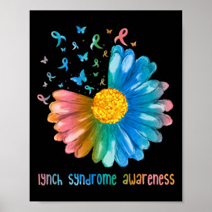 Poster Sensibilisation au syndrome de Lynch Papillon Dais