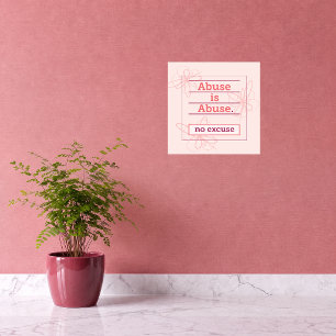 Poster Sensibilisation aux Abus Autonomisation Guérison T