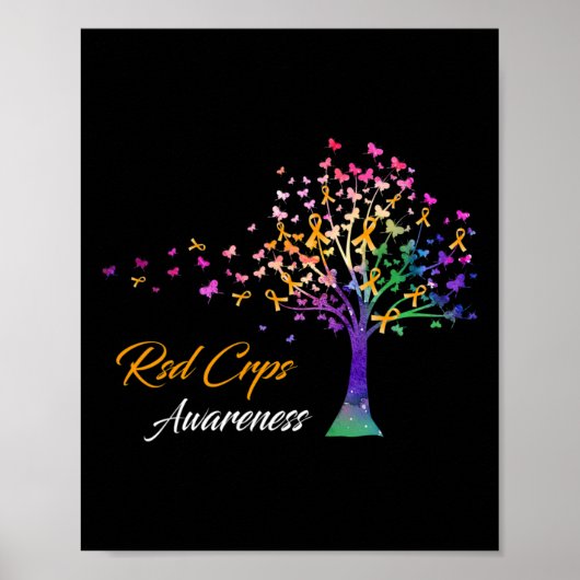 Poster Sensibilisation aux CRPS du ruban de l'arbre (Devant)