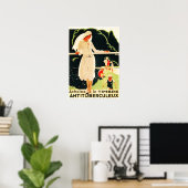 Poster Sensibilisation aux enfants et à la tuberculose Ar (Bureau à domicile)