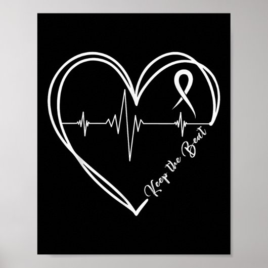 Poster Sensibilisation aux maladies cardiaques battement (Devant)