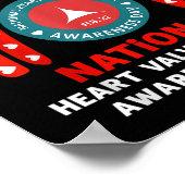 Poster Sensibilisation aux maladies cardiaques - Maladie  (Coin)