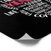 Poster Sensibilisation aux maladies du rein Transplant Or (Coin)