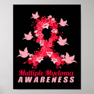 Poster Sensibilisation aux myélomes multiples Oiseaux