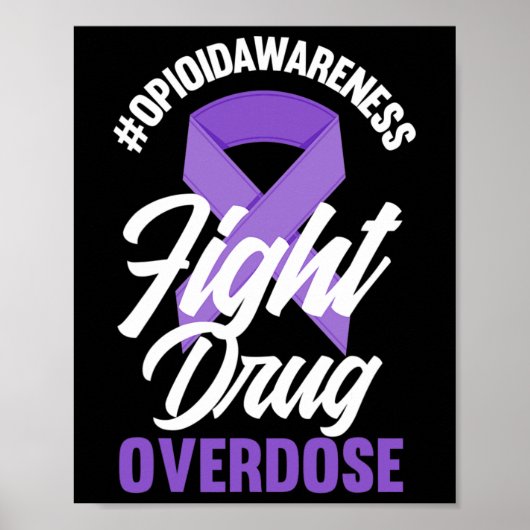 Poster Sensibilisation aux opioïdes Lutter contre l'overd (Devant)
