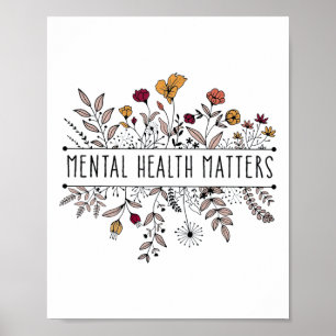Poster Sensibilisation aux problèmes de santé mentale des