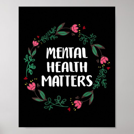 Poster Sensibilisation aux problèmes de santé mentale Pré (Devant)